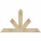 Ekena Millwork Saratoga Rough Sawn Timber Gable Bracket, Douglas Fir, 60"W x 35"H x 2"D x 6"F, 14/12 Pitch GBW060X35X0206SAR00RDF - alternate 1
